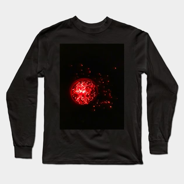 Campfire Aesthetic Long Sleeve T-Shirt by Kate-P-